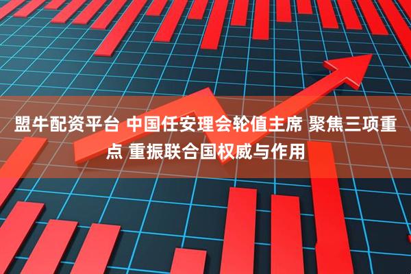 盟牛配资平台 中国任安理会轮值主席 聚焦三项重点 重振联合国权威与作用